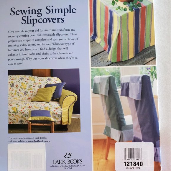 Sewing Simple Slipcovers - Picture 2 of 3